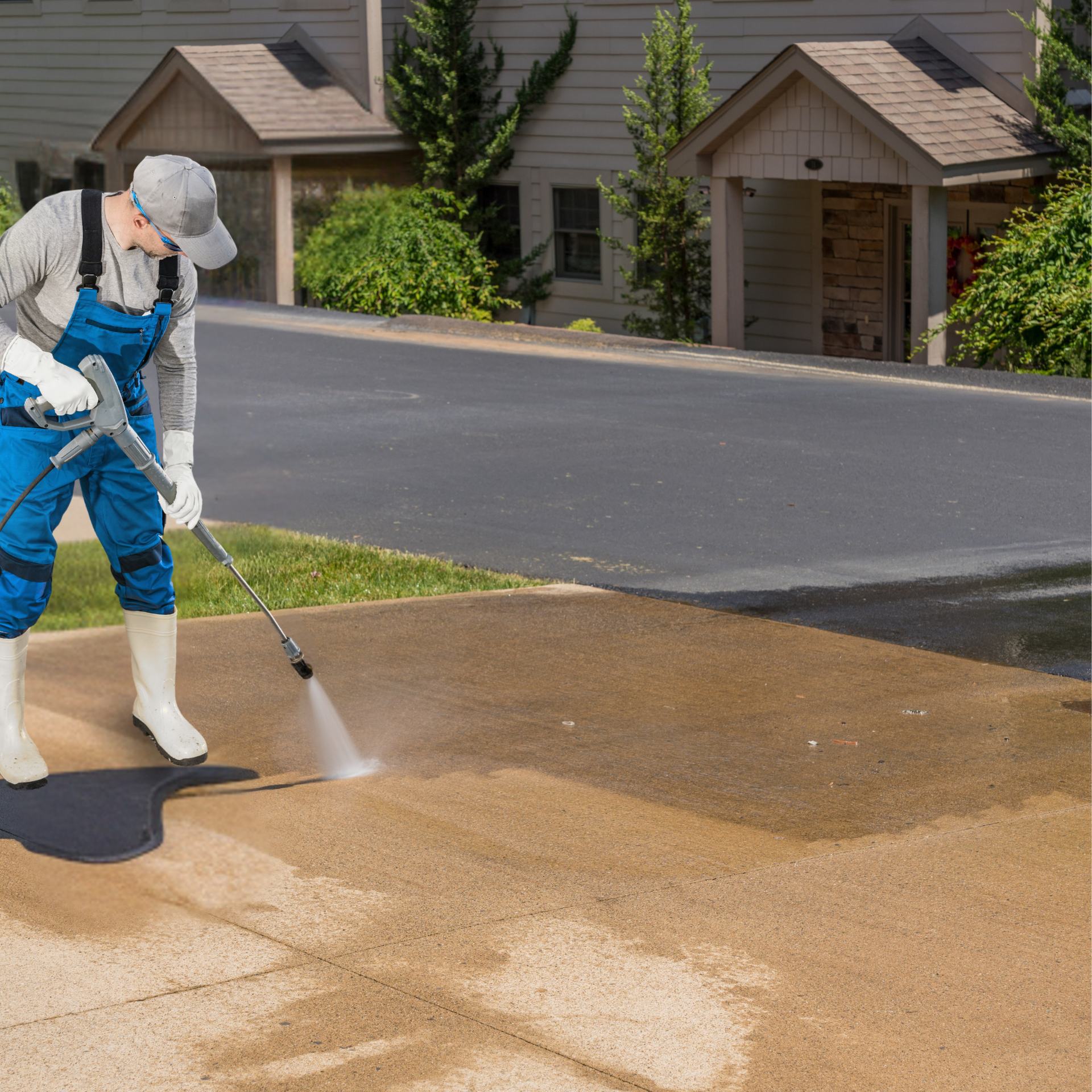 Driveway cleaning